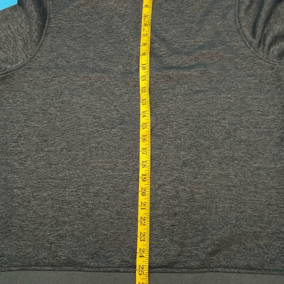 Under Armour Quarter-Zip Fleece Pullover Men's Gray Size Large - Picture 10 of 12